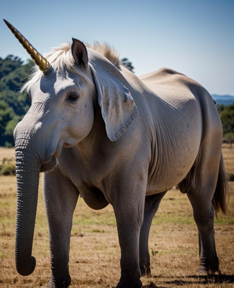 47721-3774199138-photo of a real life unicorn (elephant_0.8) hybrid_highly detailed realistic, sharp focus.png